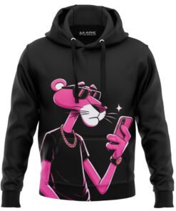 Hoodie Pantera Rosa Black